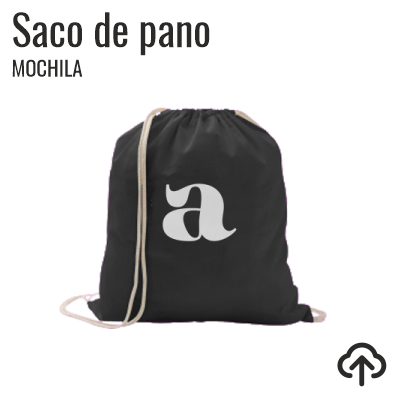 Saco de pano em algodão | Mochila | Personalizado - Image 2