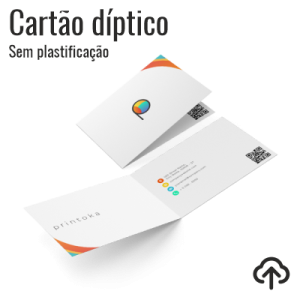 Cartão de visita Díptico – A1D – Sem Plastificação