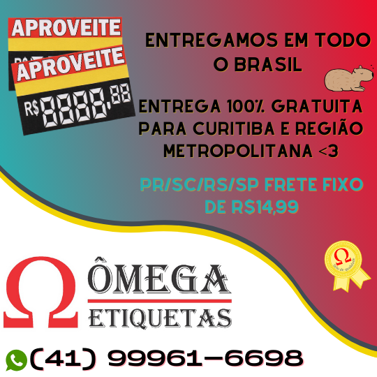 Cartazete Dígito Aproveite 13cm x 9cm – Pacote com 100 unidades - Image 5