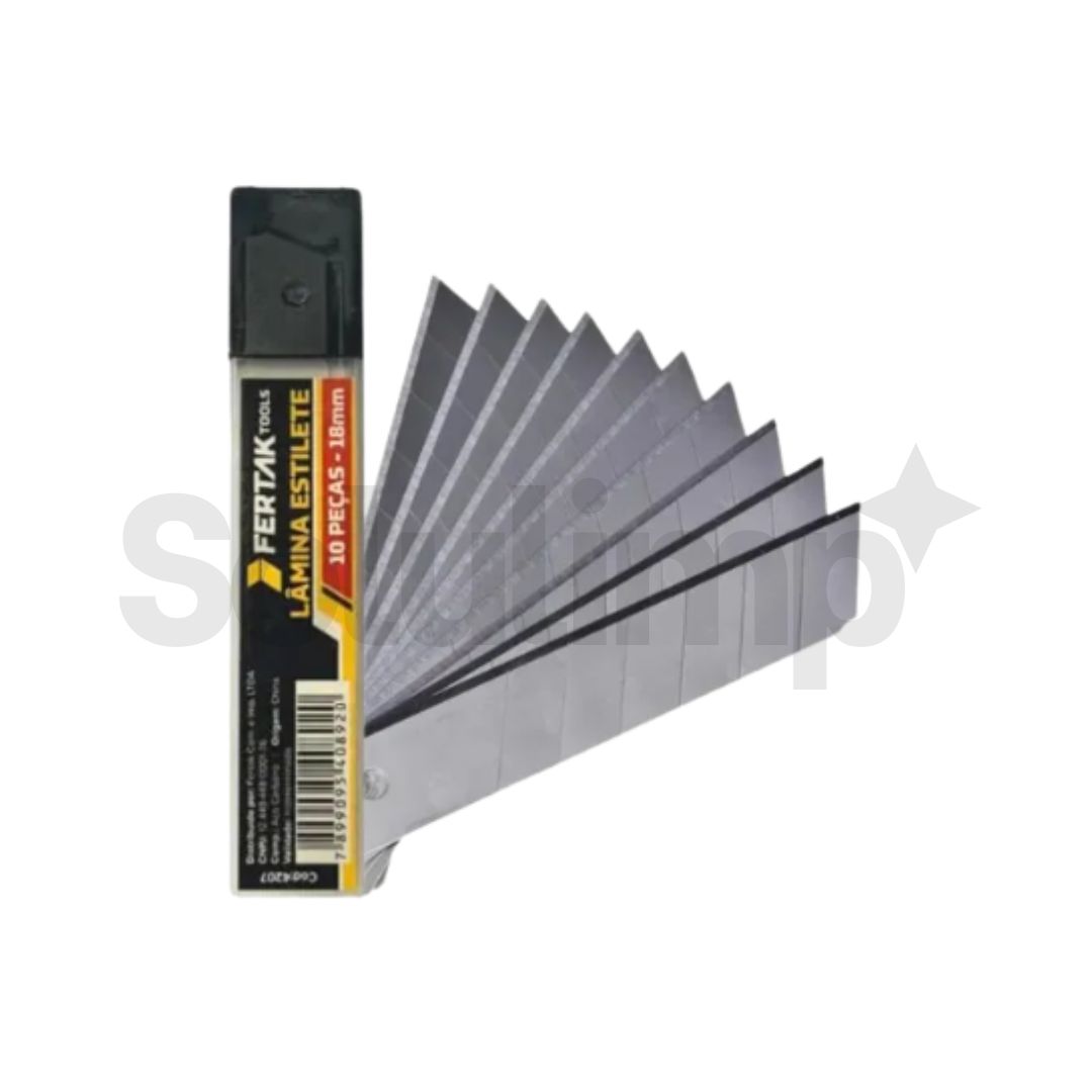 Lamina Para Estiletes Largo 18mm. Bl.c/10 4207 – Fertak - Image 3