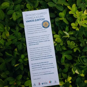 Modelo Folder Comemorativo Ecológico