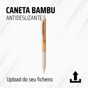 Esferográfica em Bambu Personalizada | ANTIDESLIZANTE