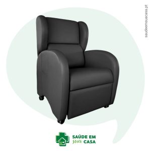 Recliner Chair or Manual Relaxation Armchair With Wheels