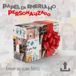 Papel de embrulho personalizado | 49 x 68 cm | PEP
