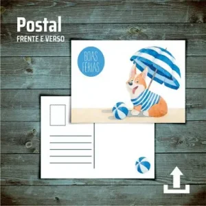 Postal A6 – P00 – Carregue o seu Postal