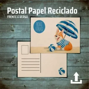 Postal A6 – PR0 – Postal em Papel Reciclado